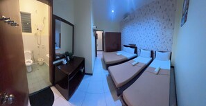 Deluxe Room, Multiple Beds | In-room safe, desk, laptop workspace, free WiFi - Davao Hub Dormitel Bed & Breakfast (Davao)