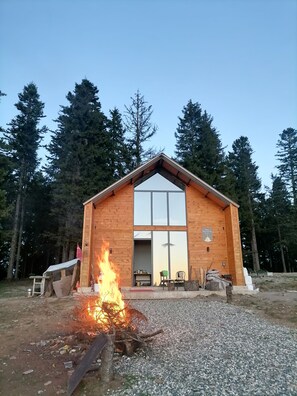 Majoituspaikan julkisivu