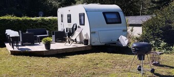 Belgian Ardennes lovely 4-person caravan