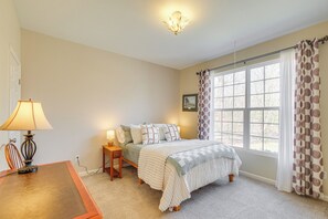 House (3 Bedrooms) | Interior - Private Deck & Views: Rural Virginia Escape (Gordonsville)