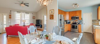 Private Deck & Views: Rural Virginia Escape