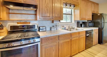 Dock & Water-view Deck: Home on Lake Dardanelle