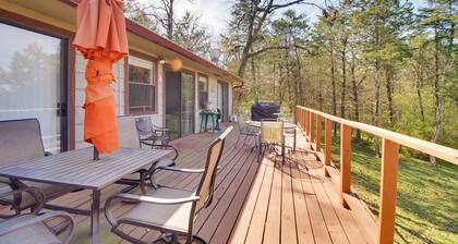 Dock & Water-view Deck: Home on Lake Dardanelle