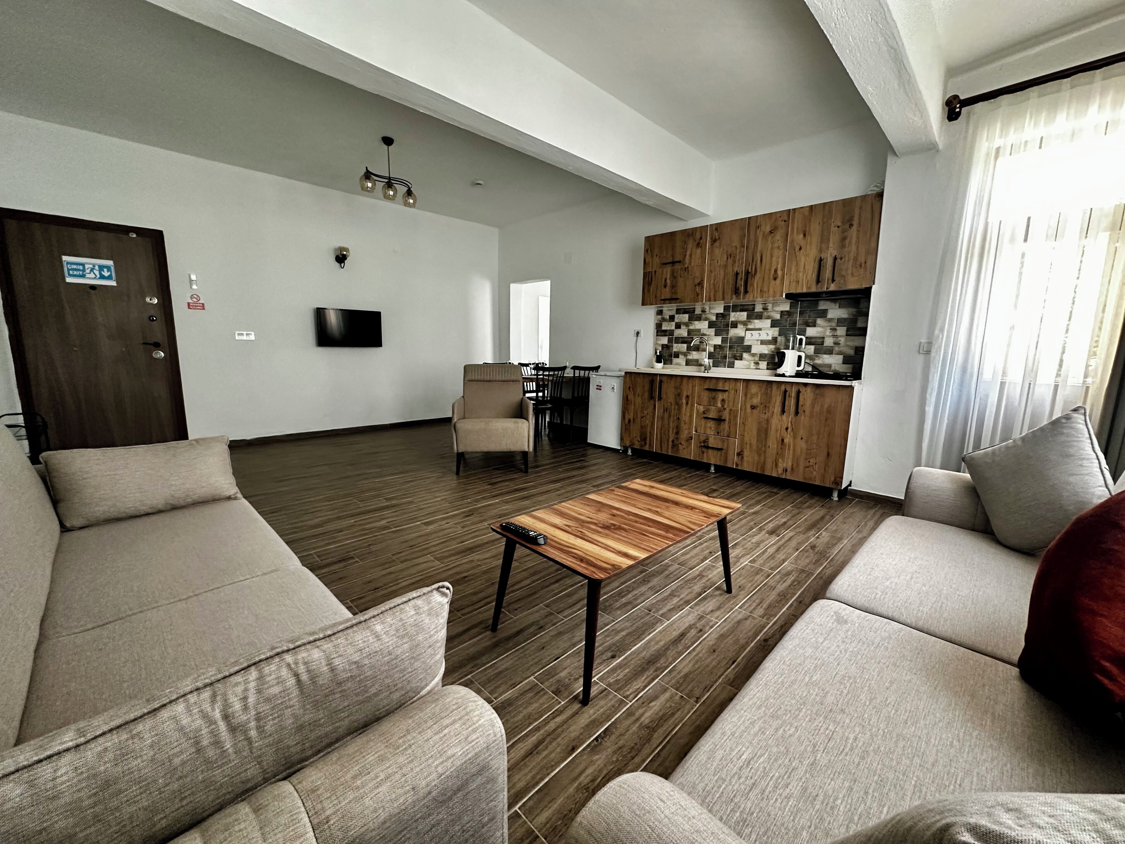 Comfort-Apartment, Balkon, Gartenblick | Wohnbereich