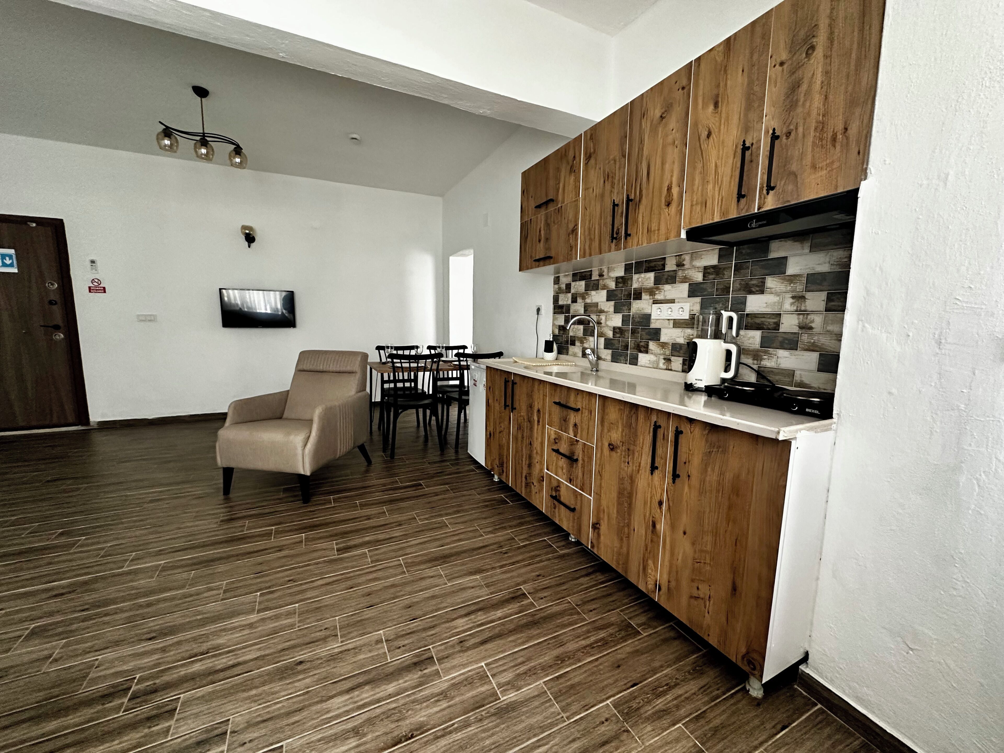 Apartamento conforto, sacada, vista para o jardim | Parte interna