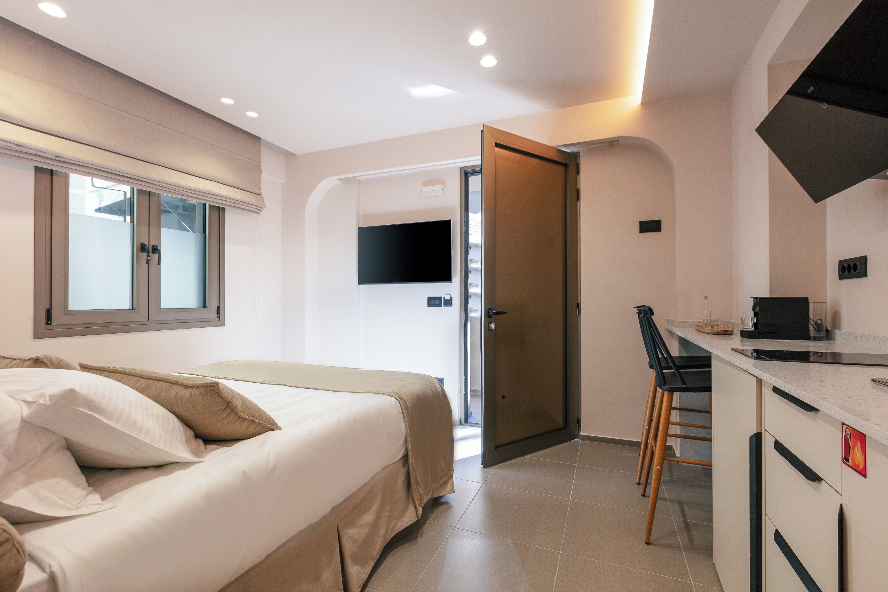 1 sovrum, värdeförvaringsskåp på rummet och strykjärn/strykbräda