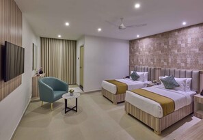 Grand Premium Twin | Egyptian cotton sheets, premium bedding, down comforters, pillowtop beds - Grand Continent T Nagar (Chennai)