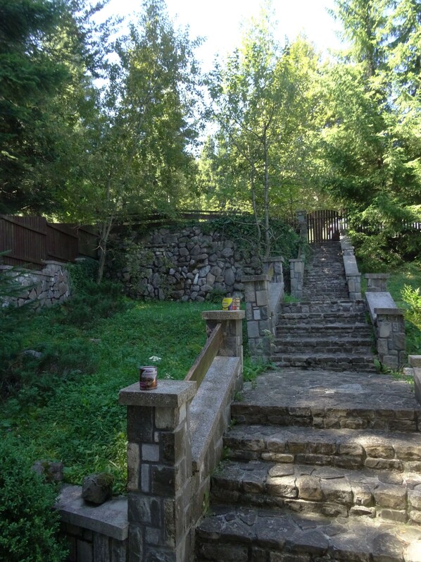 Property grounds - Holiday House in Dracula Land - the Carpathians (Sinaia)