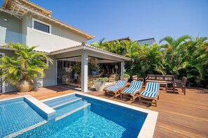 Deluxe-Haus, 4 Schlafzimmer, eigener Pool, Seeseite | Pool