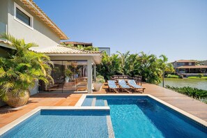 Deluxe House, 4 Bedrooms, Private Pool, Lakeside | Pool - Bz58 Casa Piscina privativa e vista lago (Buzios)