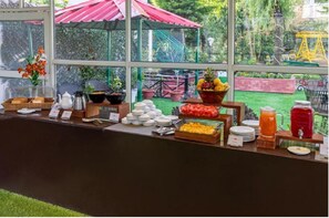 Morgenmadsbuffet hver dag mod et gebyr
