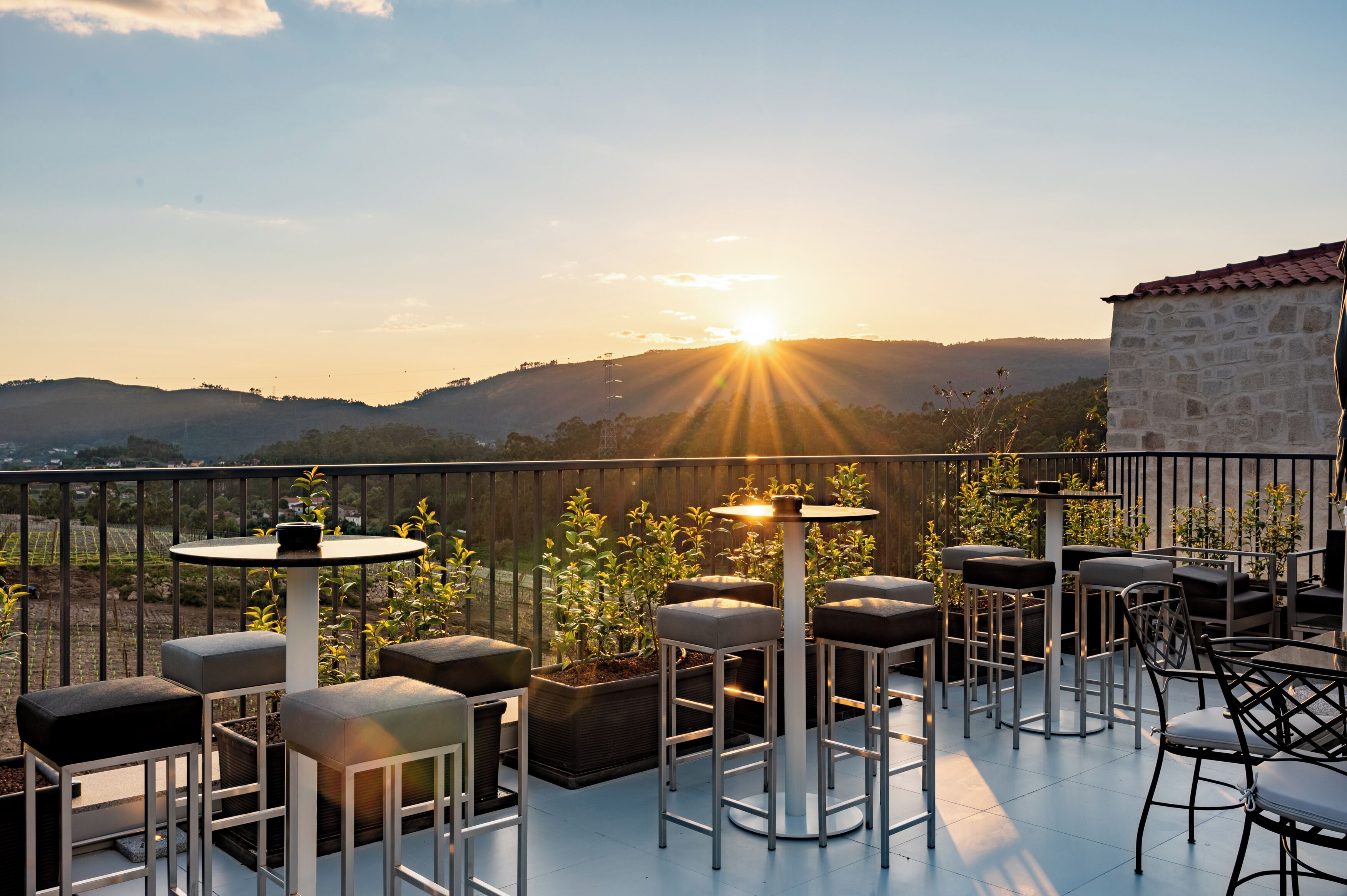 Terrasse sur le toit