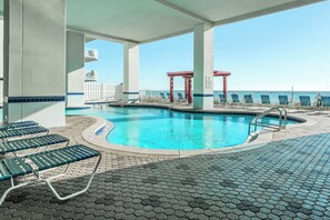 Indoor pool, a heated pool - 🌊Beach Front-5 Pools-Majestic Beach Towers 2-1104🌊 (Panama City Beach)
