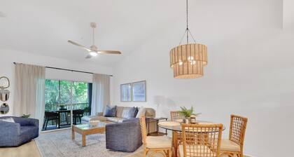 Ocean Oasis with Coastal Charm, Gated Community & Pool, Minutes to the Beach!