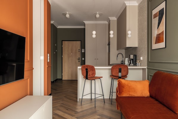 Apartment, Balkon | Wohnbereich