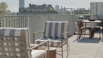 Departamento presidencial, vista a la ciudad | Terraza o patio