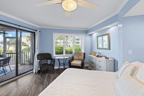 1 bedroom, free WiFi, bed sheets, wheelchair access - Port O' Call E104 - Walkout to Ocean/Pool! (Isle of Palms)