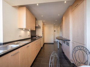 Apartment | Private kitchen - Apartment in Belgium With Stunning Sea Views (Knokke-Heist)