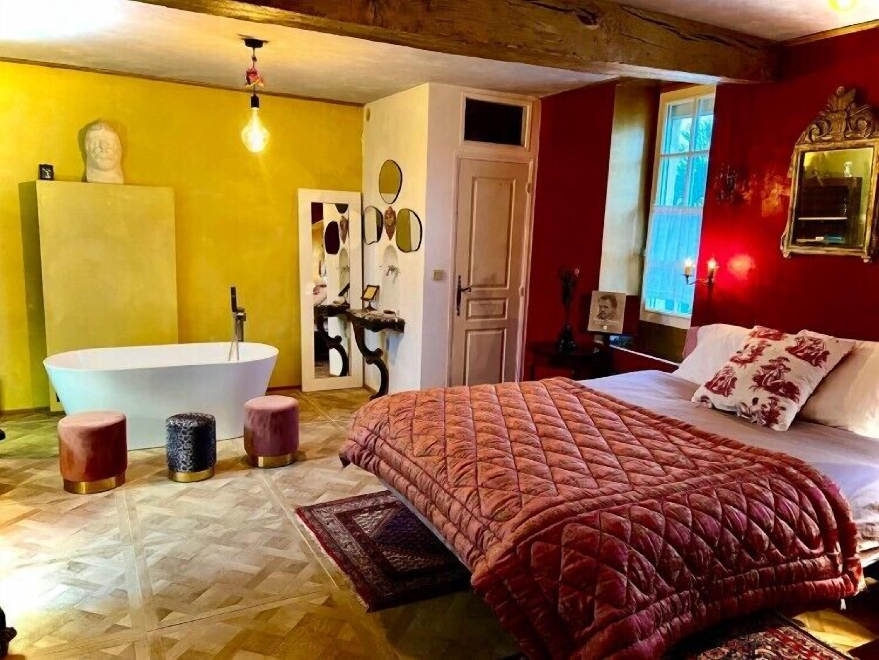 Classic-Zimmer, Gartenblick