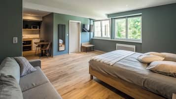 Habitación Deluxe | Escritorio, tabla de planchar con plancha y wifi gratis