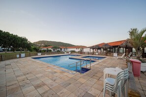 House, 3 Bedrooms, Air conditioning, Beachside | Pool | Outdoor pool - Bz60 Casa em condomínio pé na areia (Buzios)