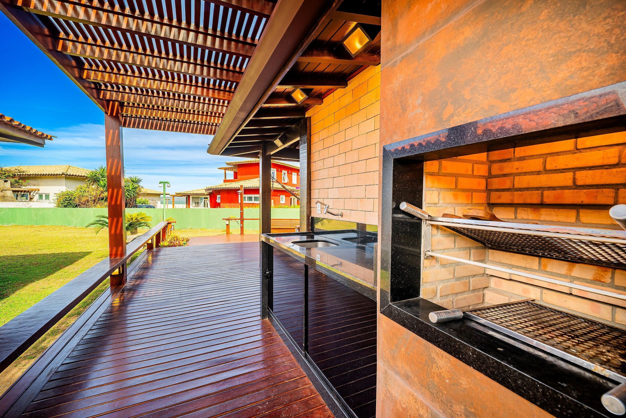 Ferienhaus, 3 Schlafzimmer, Klimaanlage, am Strand | Terrasse/Patio