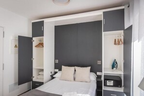 1 bedroom, iron/ironing board, travel crib, free WiFi