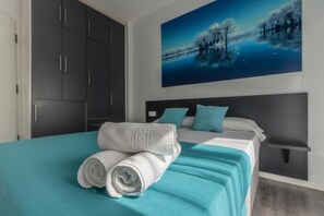 1 bedroom, iron/ironing board, travel crib, free WiFi