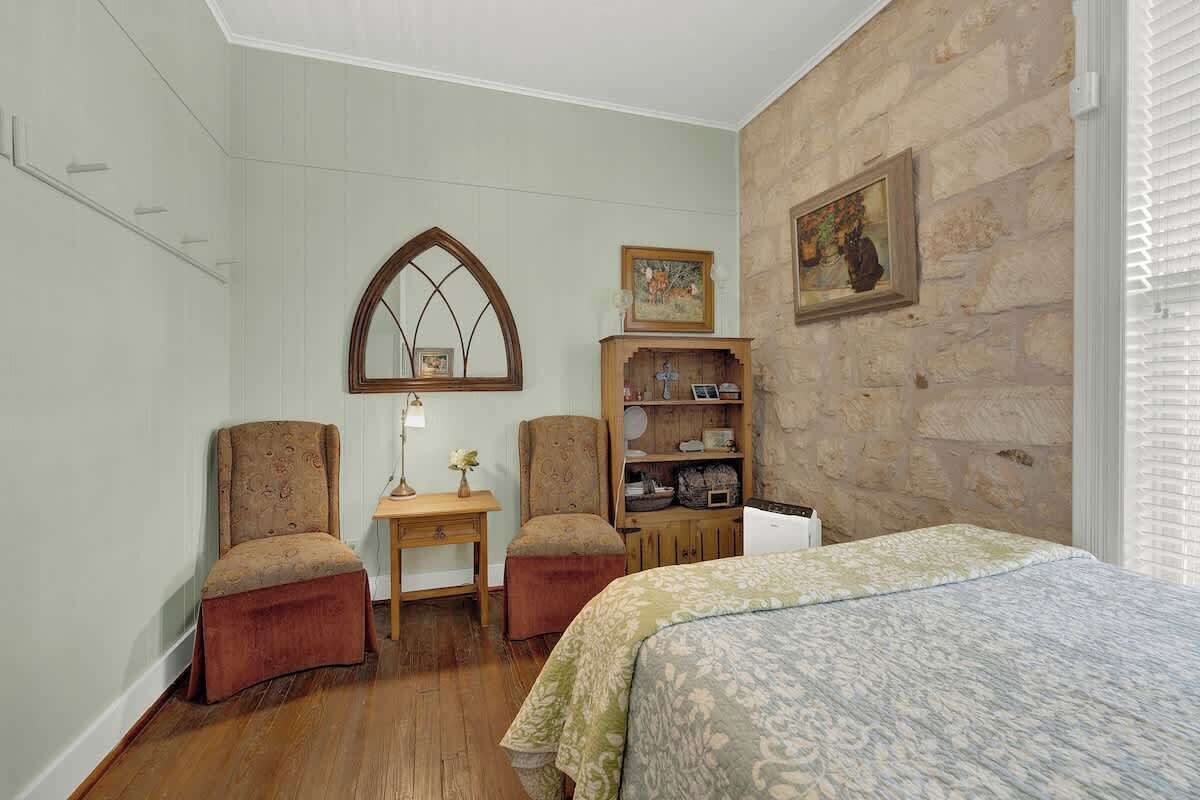 Bedroom seating area
