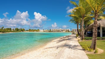 Sun loungers, beach towels