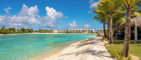 Sun loungers, beach towels