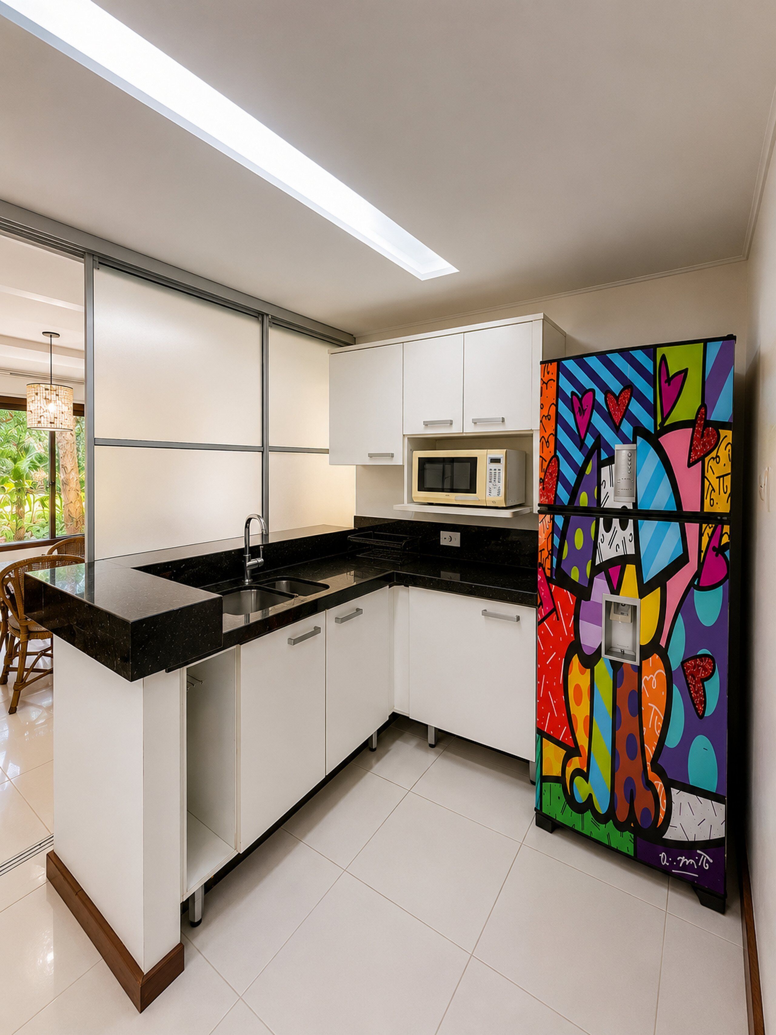 Villa | Cocina privada | Refrigerador, microondas, horno y parrilla de estufa 