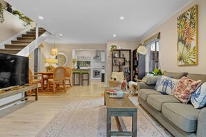 TV, video games, books, offices