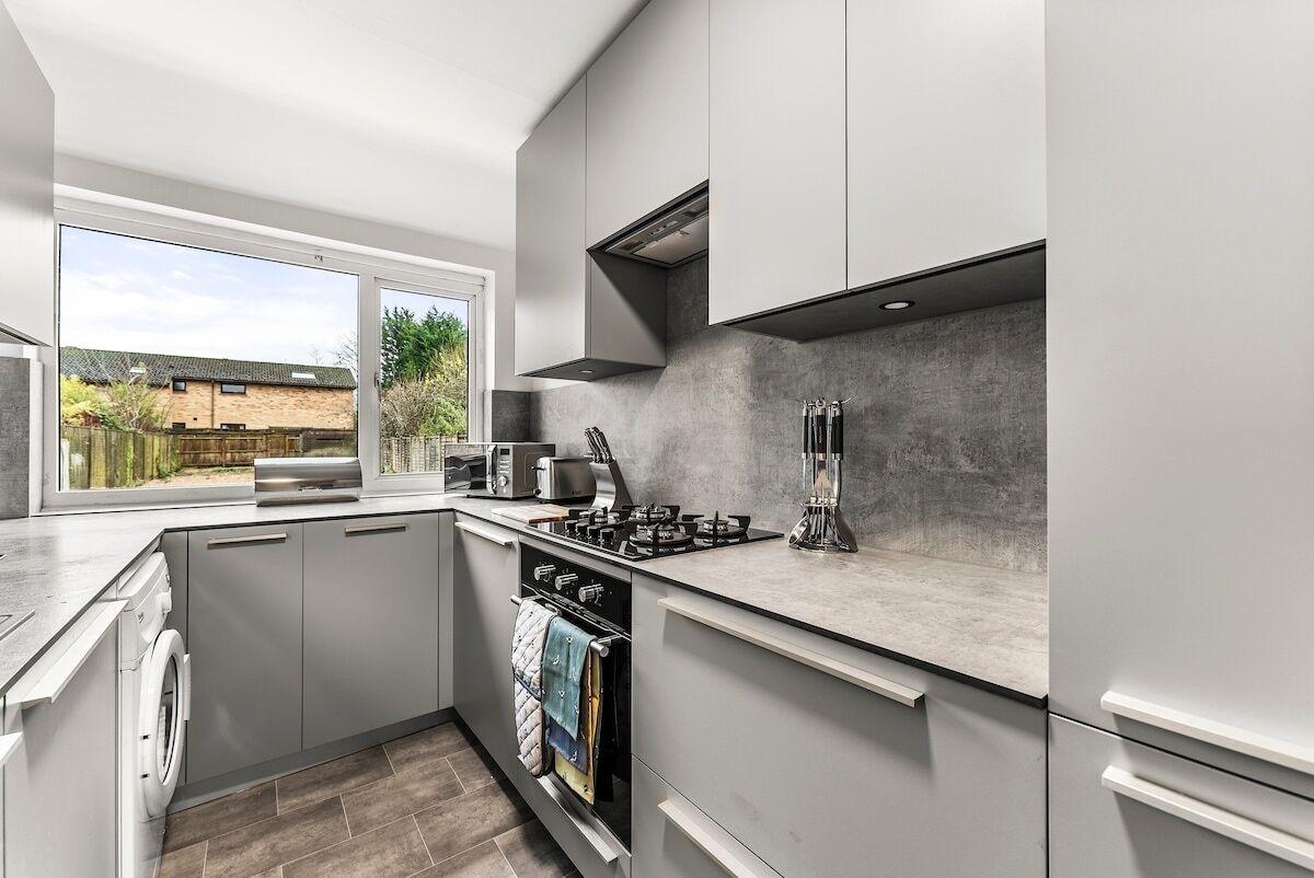 Microwave, oven, dishwasher, toaster