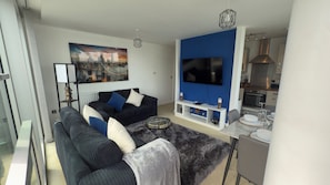Apartamento | Zona de estar | Una televisión