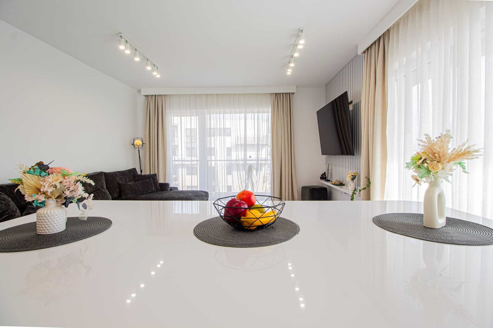 Departamento Deluxe, vista a la montaña | Cocina privada | Refrigerador, horno, parrilla de estufa y lavavajillas 