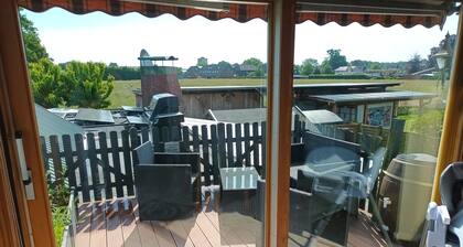 3 rooms 1st floor 100sqm conservatory roof terrace super bathroom