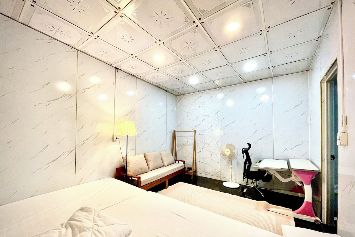 Room, 1 King Bed with Sofa bed, Garden View | Laptop workspace, soundproofing, iron/ironing board, free WiFi