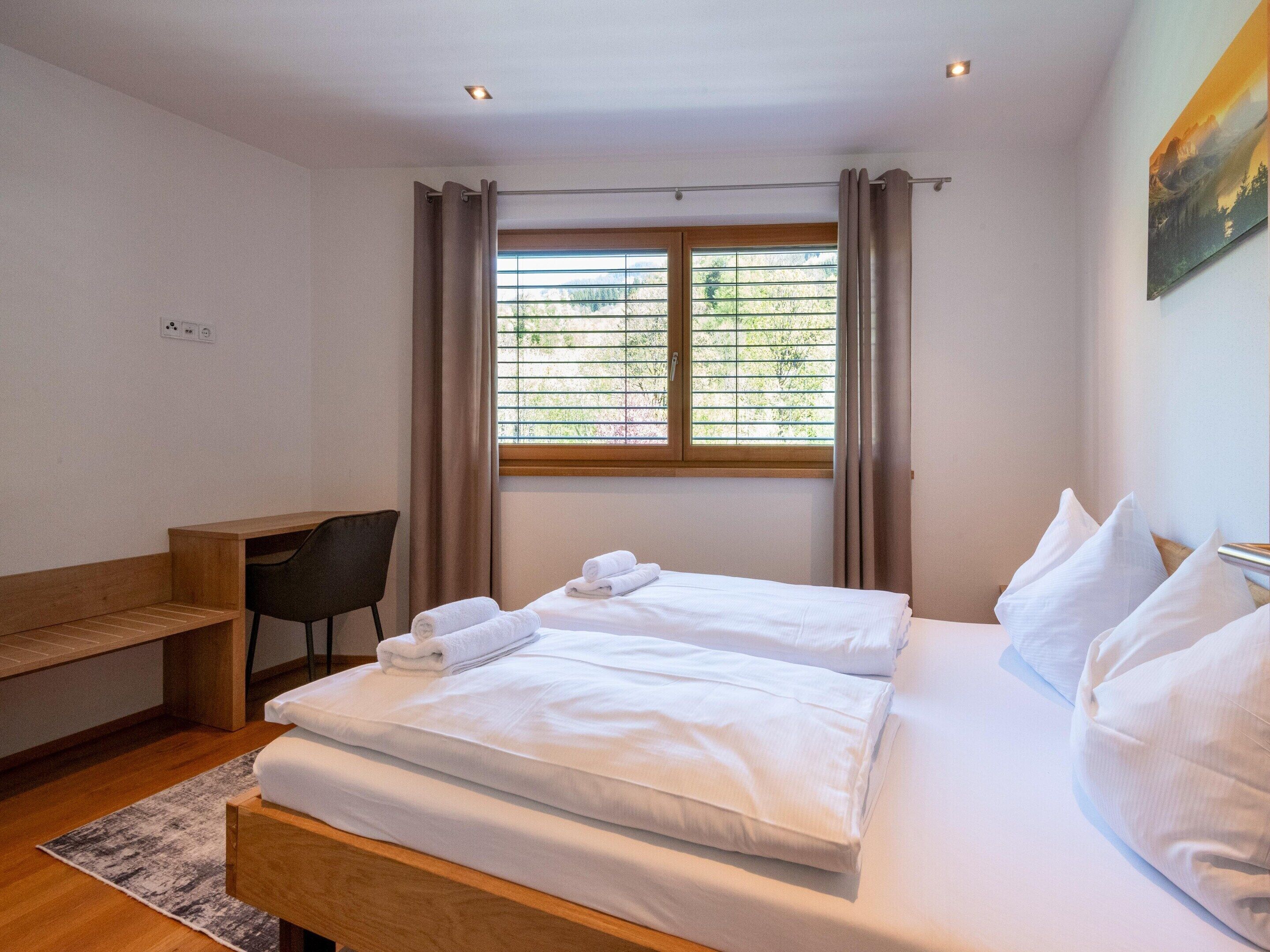 3 bedrooms, individually furnished, bed sheets