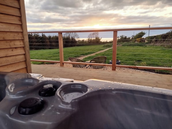 Interior - Fir Tree Shepherd's Hut (Llanon)