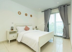 Apartment, Balkon, Stadtblick