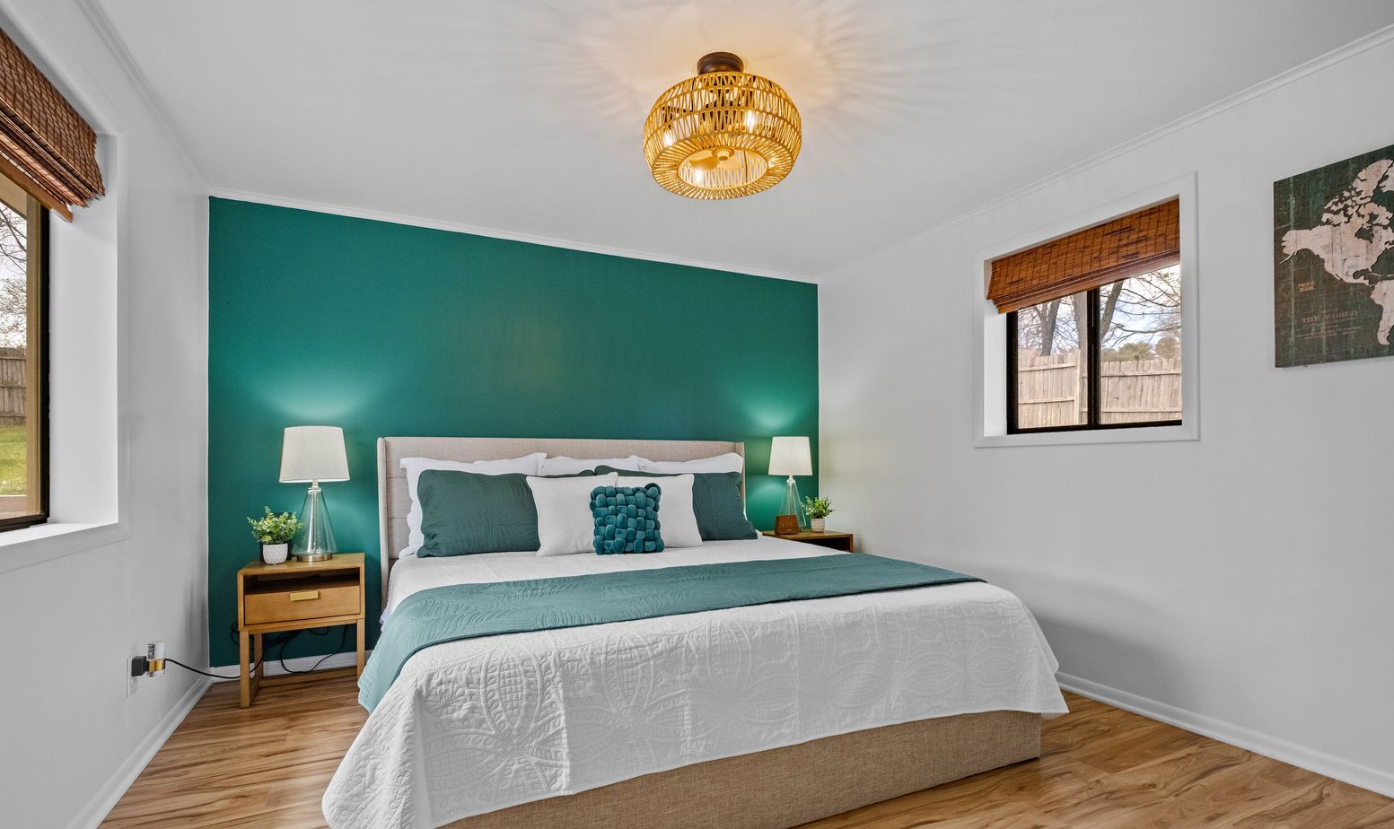 2 bedrooms, iron/ironing board, travel crib, free WiFi