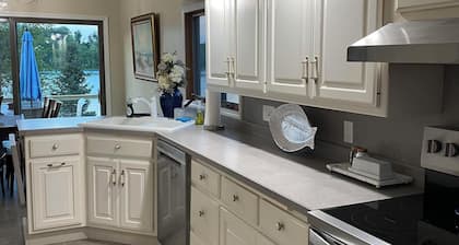 Spacious 4-bedroom 3-bathroom lake house on Shriner Lake in Columbia City.