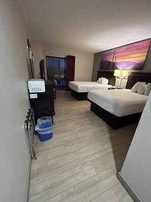 Standard Double Room, 2 Double Beds | Desk, laptop workspace, blackout drapes, iron/ironing board - Park Inn (Colchester)