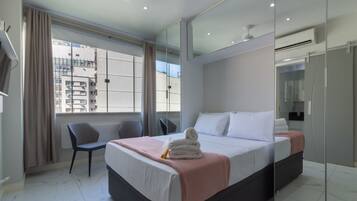 1 bedroom, iron/ironing board, travel crib, free WiFi