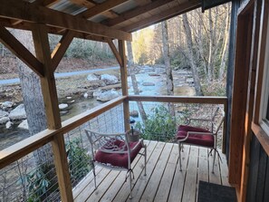 Comfort huisje, 1 tweepersoonsbed, niet-roken, boven het water | Gratis wifi