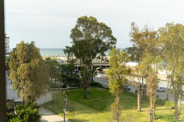 Familiekamer, uitzicht op zee | Een kluis op de kamer, een laptopwerkplek, gratis wifi