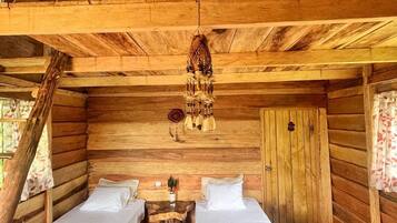 Deluxe huisje, uitzicht op lagune | 2 slaapkamers, hypoallergeen beddengoed, individueel gedecoreerd