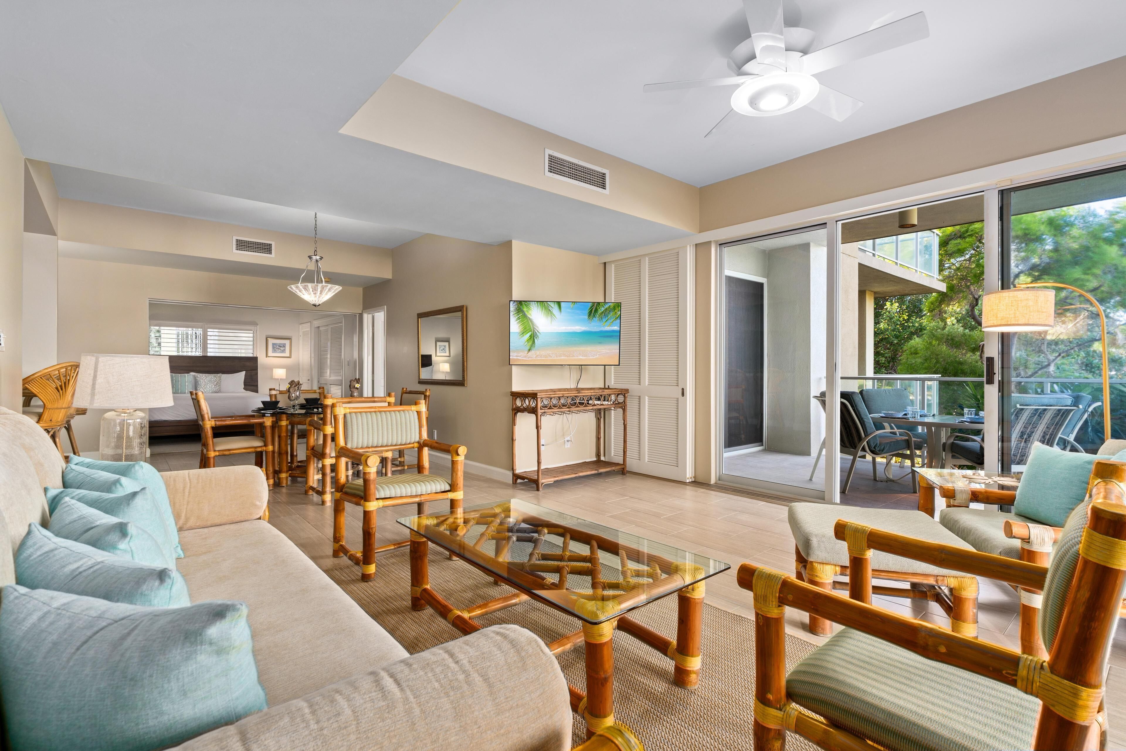 Condo, Multiple Beds (Vista Waikoloa G203) | Living area