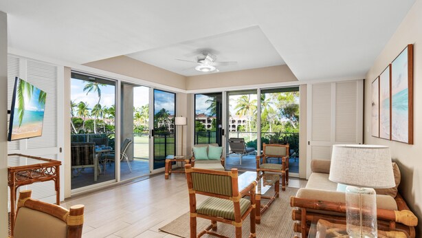Condo, Multiple Beds (Vista Waikoloa G203) | Living area - Vista Waikoloa G203 (Waikoloa)